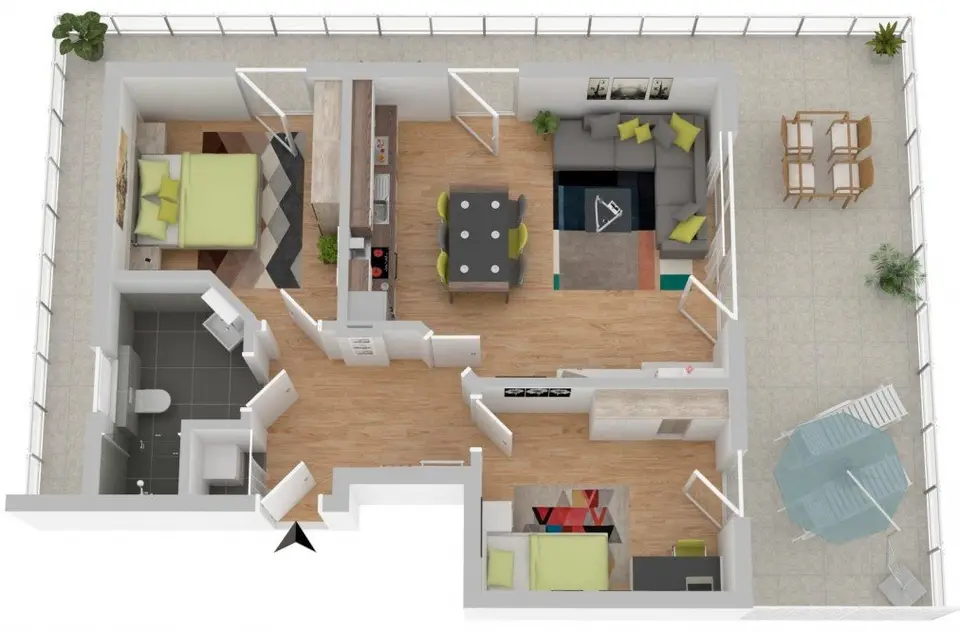 3 Zimmer Wohnung mit 90 m² in Minden – Bild 4