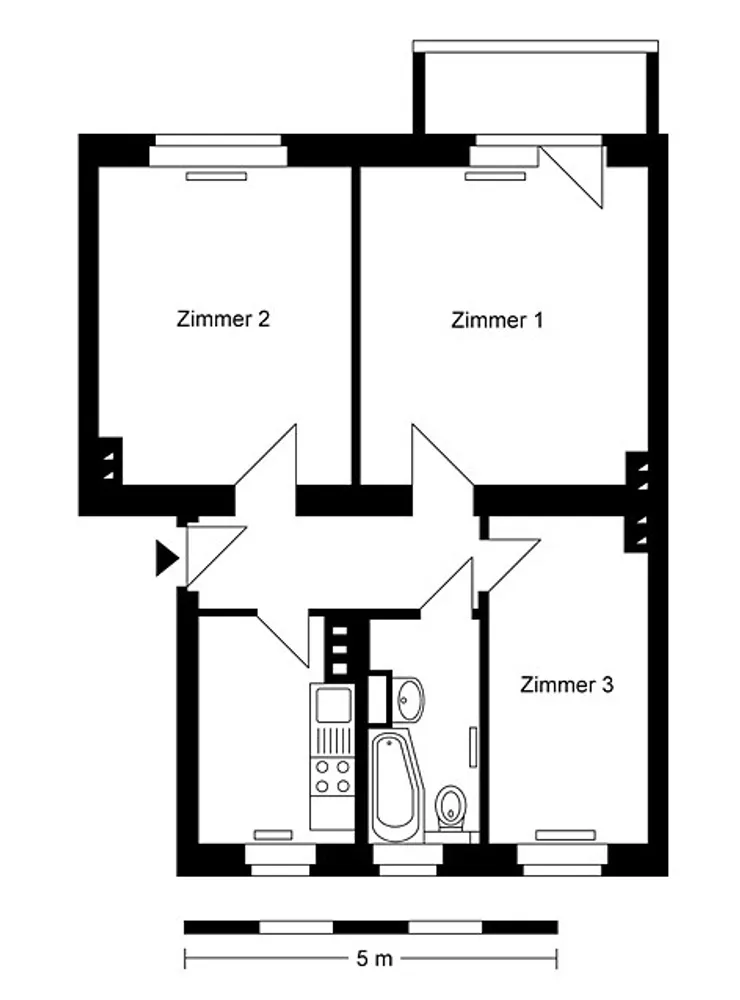 3 Zimmer Wohnung mit 59 m² in Berlin – Bild 4