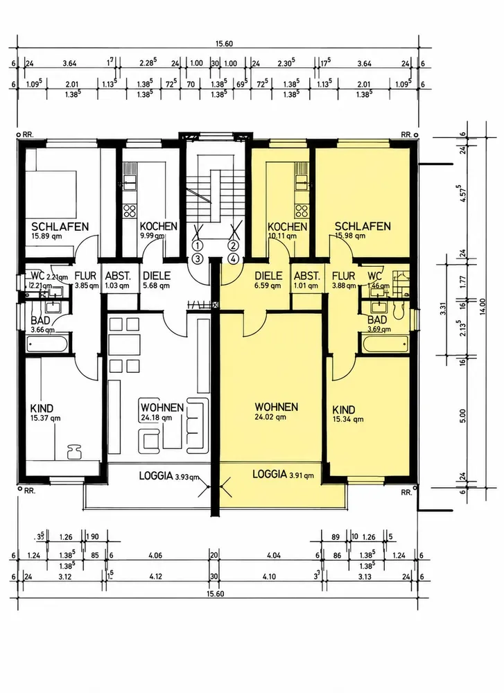 3 Zimmer Wohnung mit 88 m² in Bochum – Bild 3