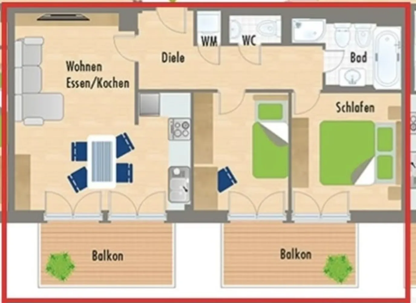3 Zimmer Wohnung mit 81 m² in Mannheim – Bild 4