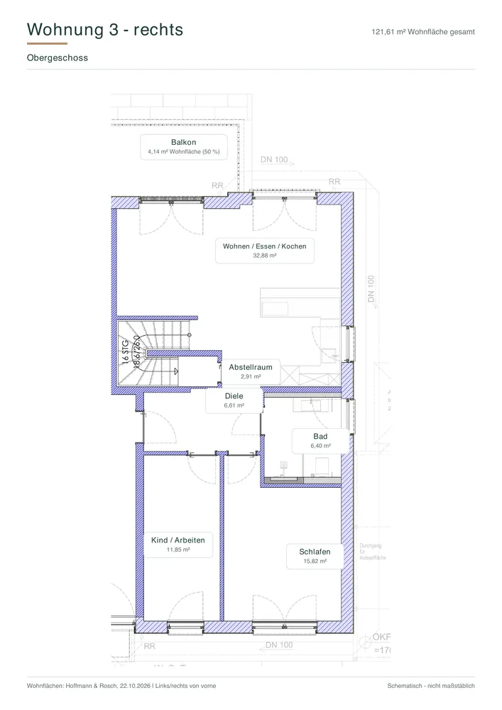 4 Zimmer Wohnung mit 122 m² in Lohmar – Bild 2