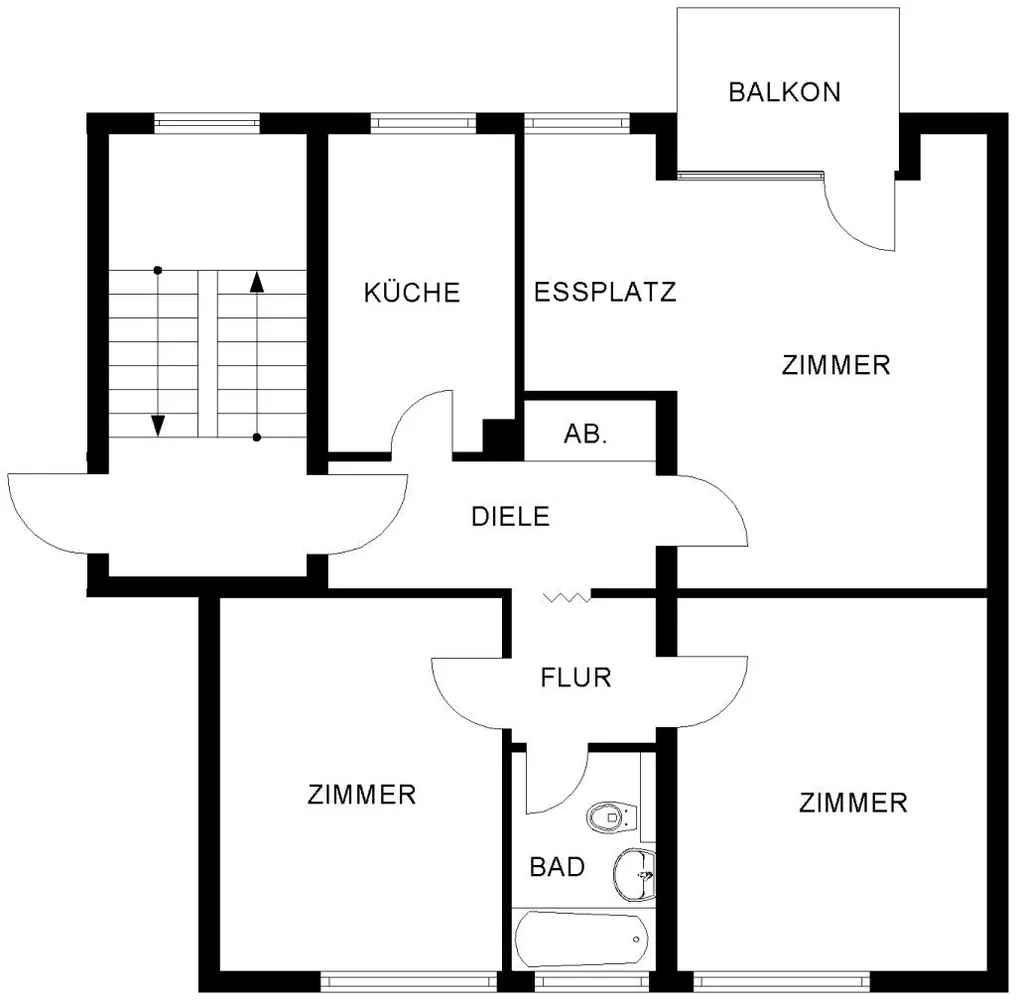 3 Zimmer Wohnung mit 72 m² in Bochum – Bild 2