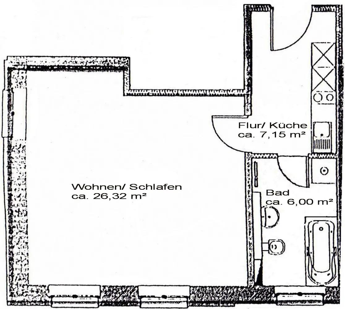 1 Zimmer Wohnung mit 40 m² in Leipzig – Bild 7