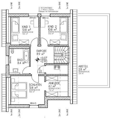 8 Zimmer Wohnung mit 159 m² in Essen – Bild 6