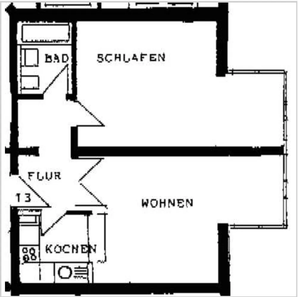 2 Zimmer Wohnung mit 55 m² in Wiesbaden – Bild 9