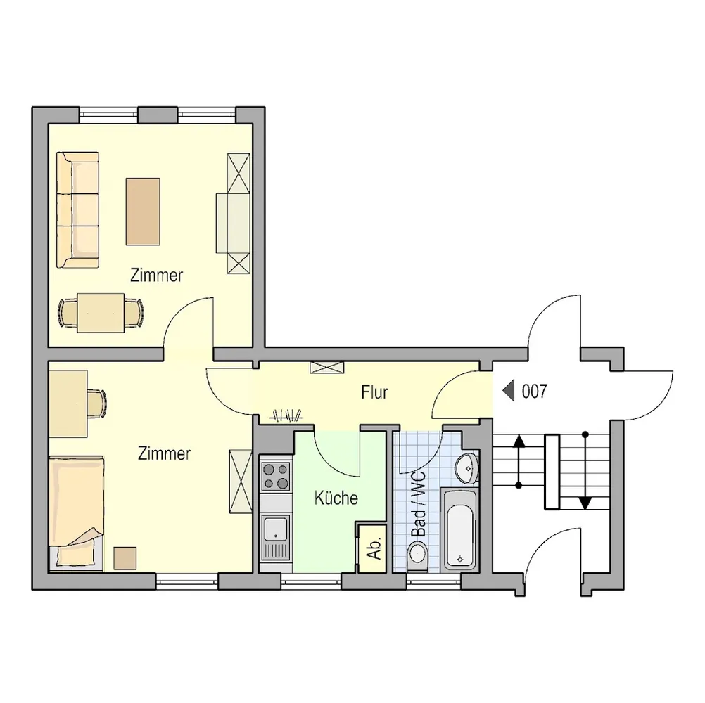 2 Zimmer Wohnung mit 52 m² in Herne – Bild 9