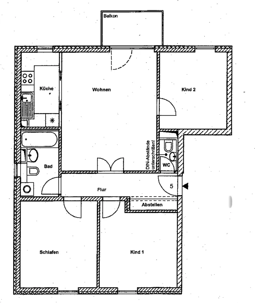 4 Zimmer Wohnung mit 77 m² in München – Bild 5