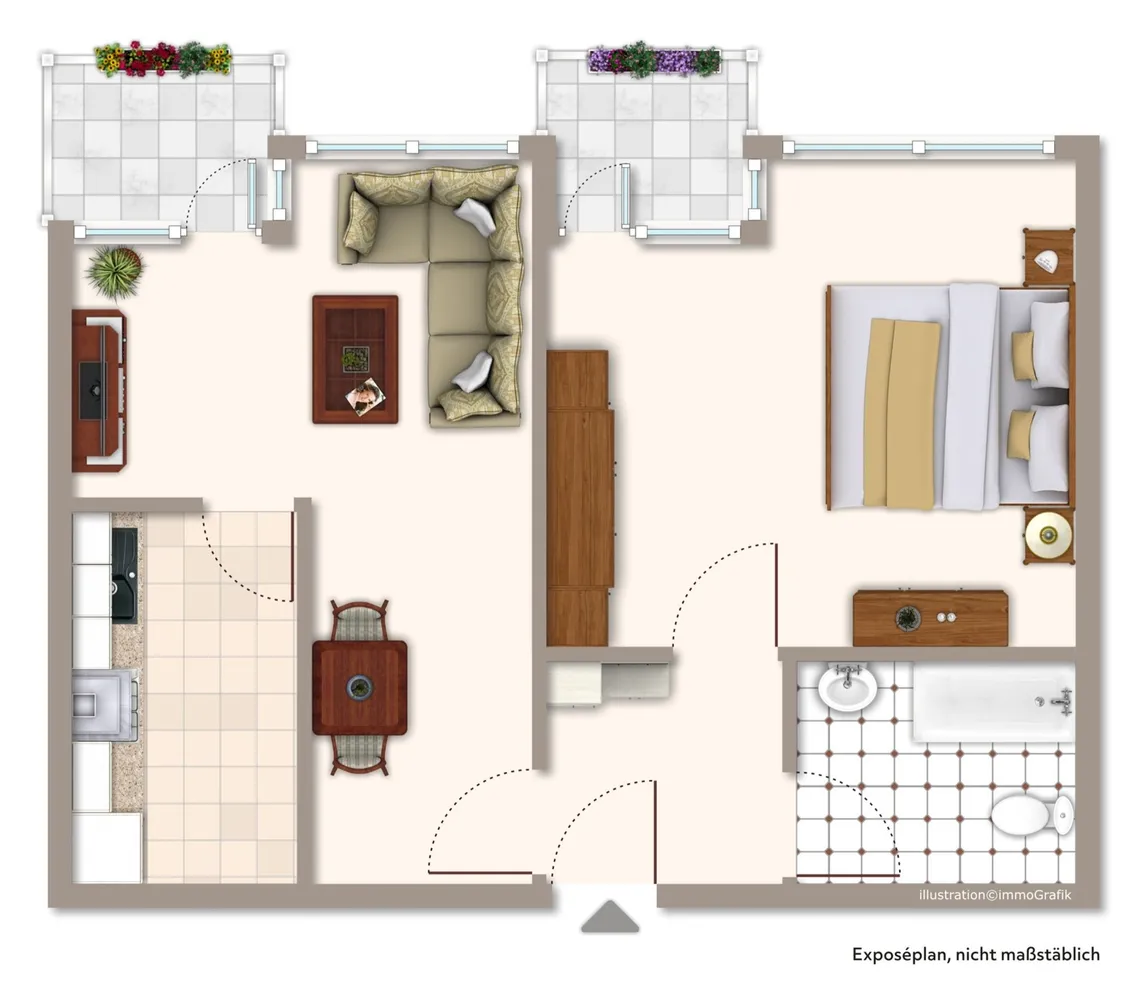 2 Zimmer Wohnung mit 63 m² in Aachen – Bild 7