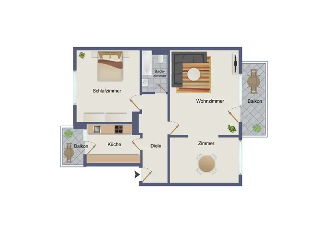 3 Zimmer Wohnung mit 70 m² in Stuttgart – Bild 7