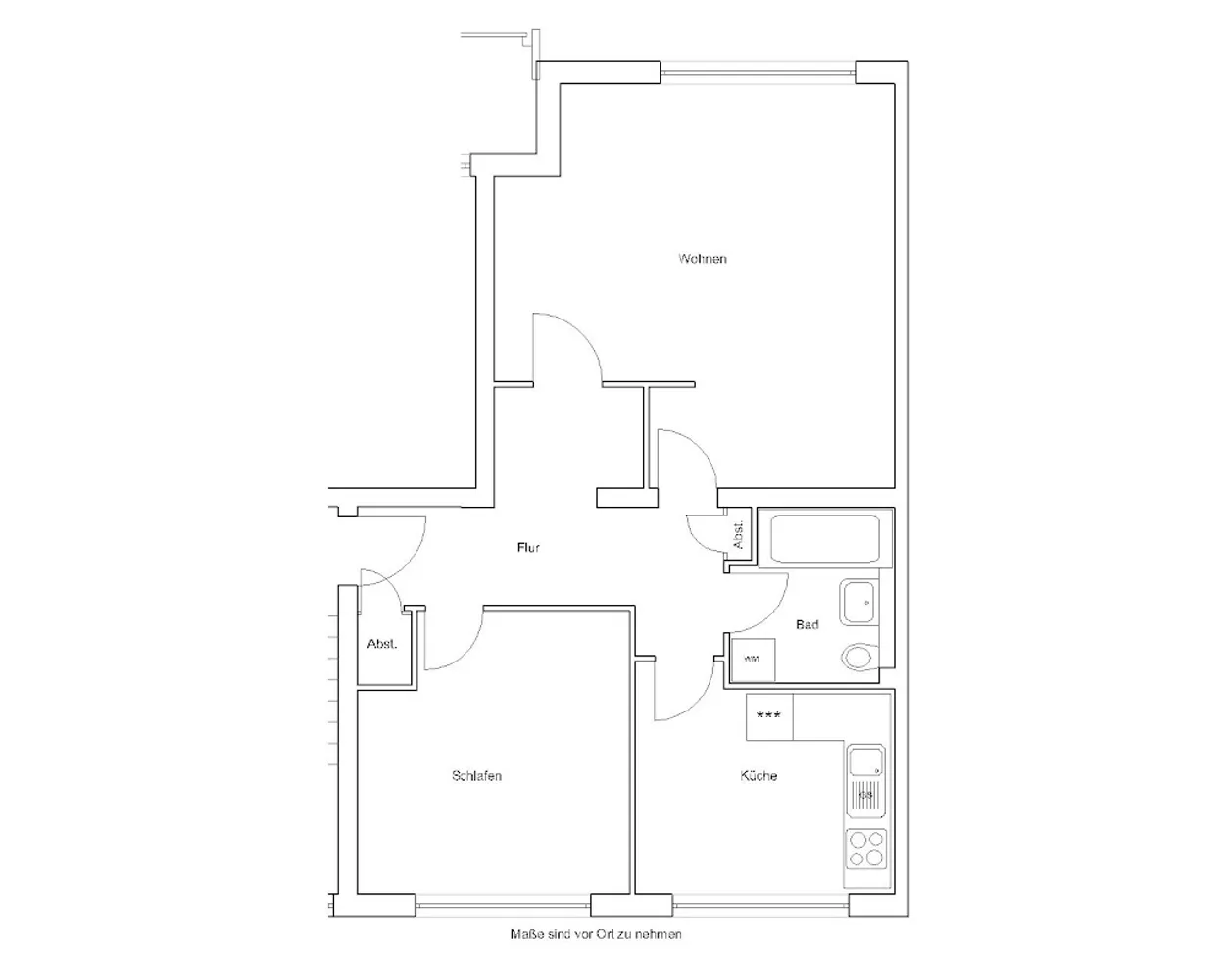 2 room apartment with 57 m² in Brunswick – Photo 5