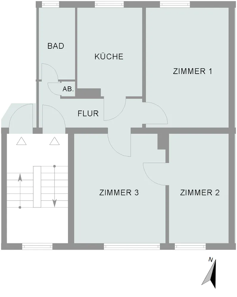 3 room apartment with 55 m² in Bremen – Photo 2