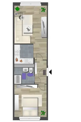 2 Zimmer Wohnung mit 39 m² in Chemnitz – Bild 8