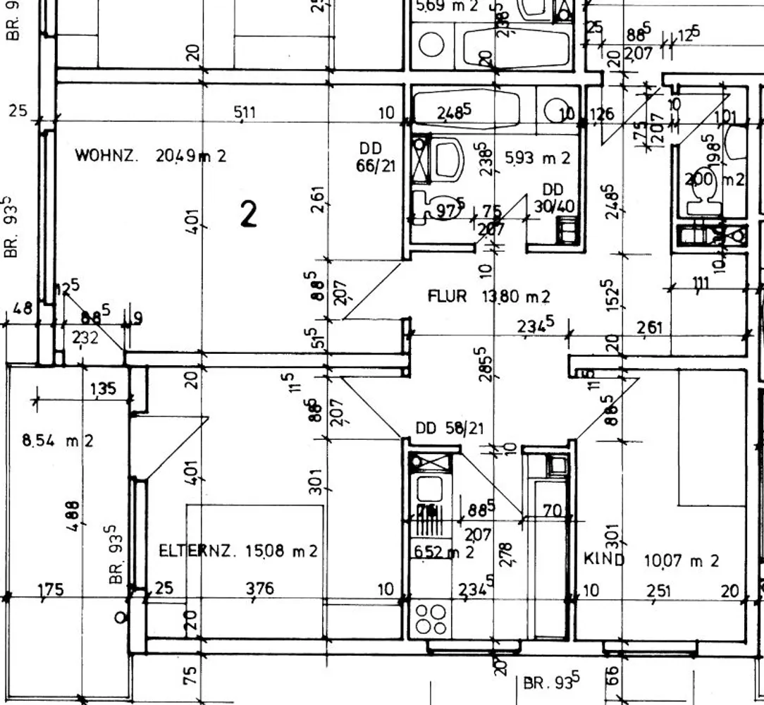 3 Zimmer Wohnung mit 75 m² in Mainz – Bild 2