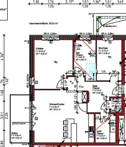 3 Zimmer Wohnung mit 95 m² in Osnabrück – Bild 11