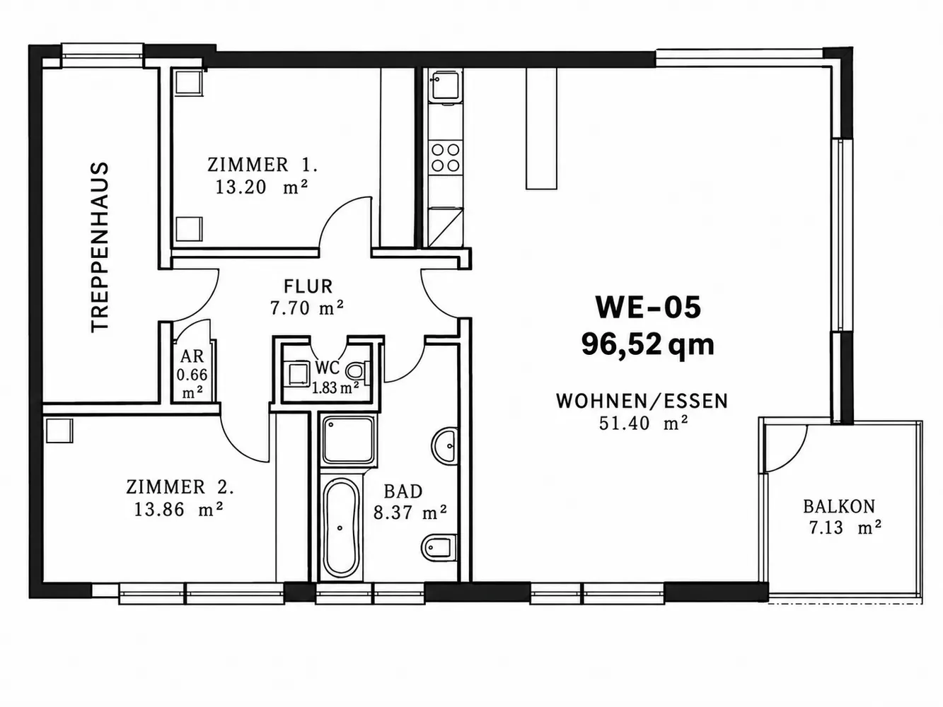 3 Zimmer Wohnung mit 97 m² in Hamburg – Bild 9