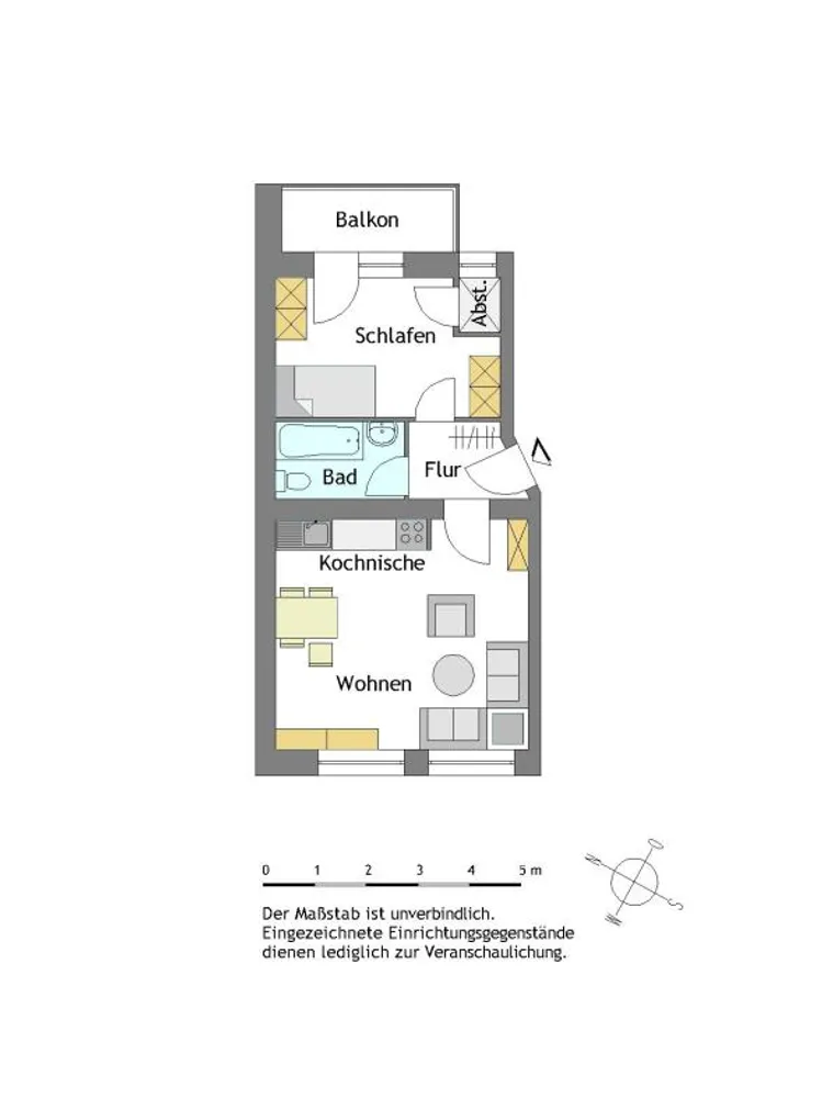 2 Zimmer Wohnung mit 42 m² in Mülheim an der Ruhr – Bild 2