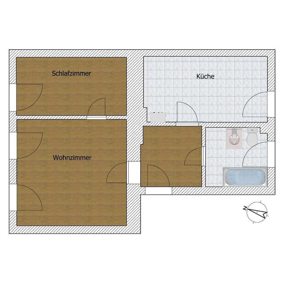 2 Zimmer Wohnung mit 49 m² in Bitterfeld-Wolfen – Bild 5
