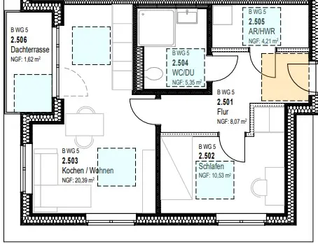 2 Zimmer Wohnung mit 50 m² in Bramsche – Bild 5