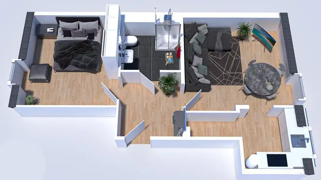 2 room apartment with 43 m² in Mönchengladbach – Photo 10