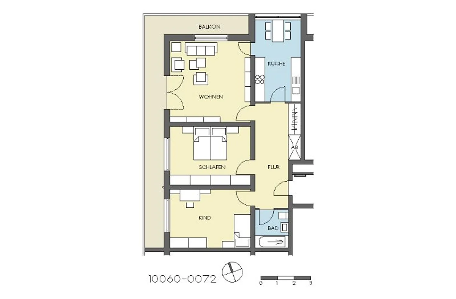 3 Zimmer Wohnung mit 87 m² in Wuppertal – Bild 3