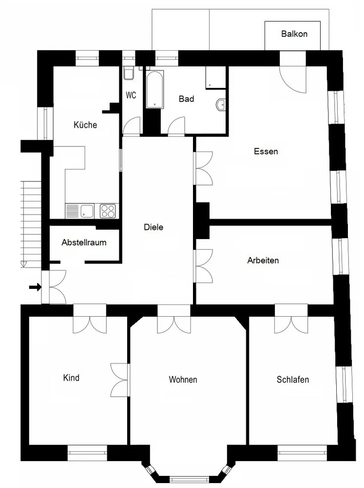 5 Zimmer Wohnung mit 148 m² in München – Bild 7