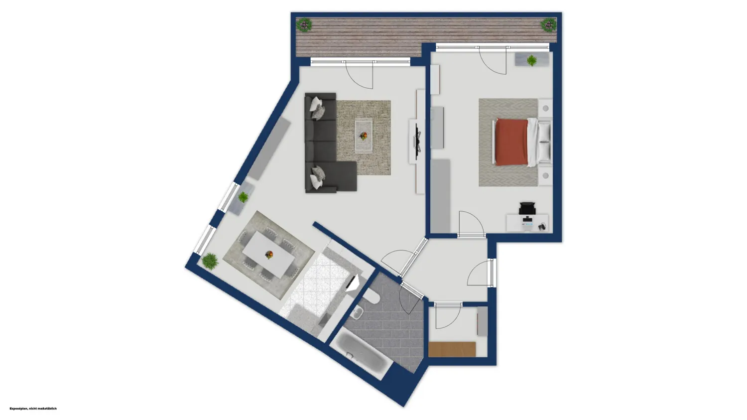 2 Zimmer Wohnung mit 63 m² in Köln – Bild 4