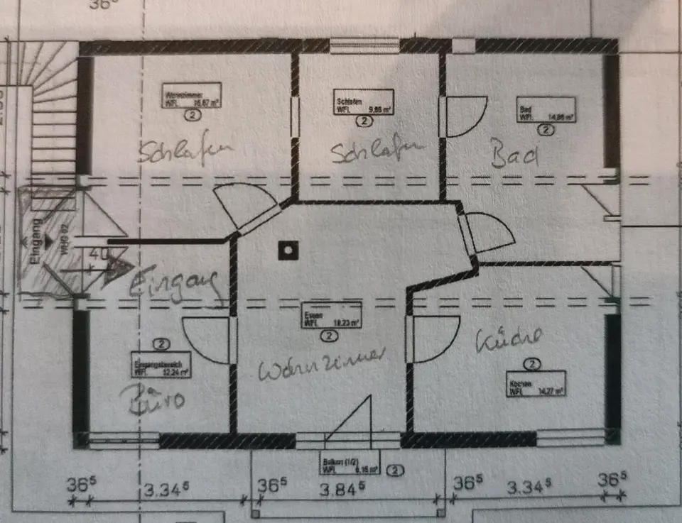 4 Zimmer Wohnung mit 100 m² in Traunstein – Bild 7