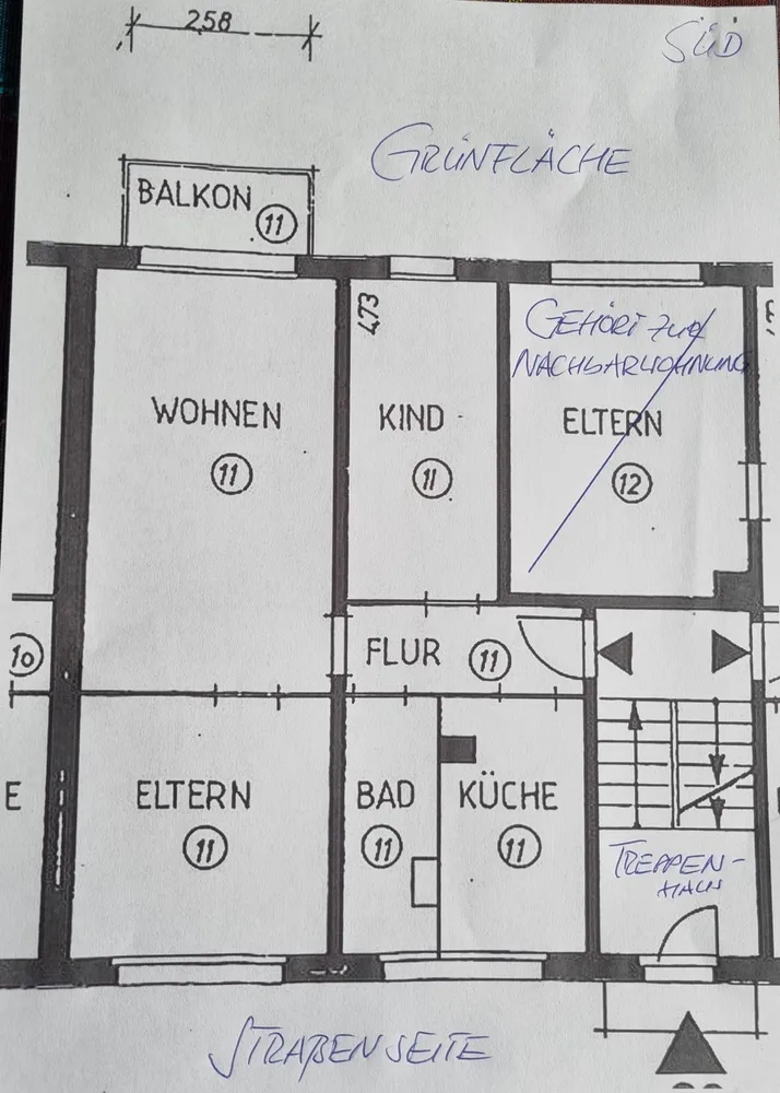 3 Zimmer Wohnung mit 58 m² in Leipzig – Bild 2