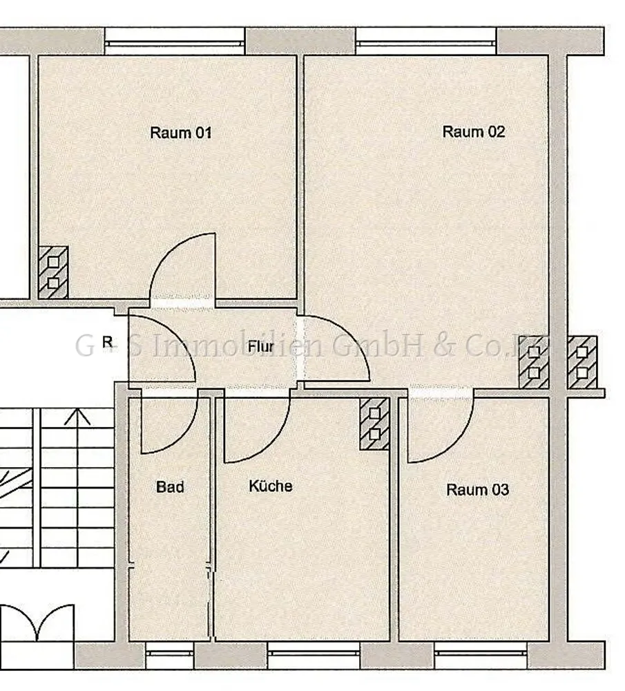 3 Zimmer Wohnung mit 50 m² in Braunschweig – Bild 5