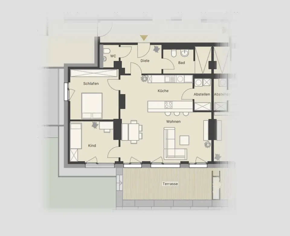 3 Zimmer Wohnung mit 99 m² in Coburg – Bild 4