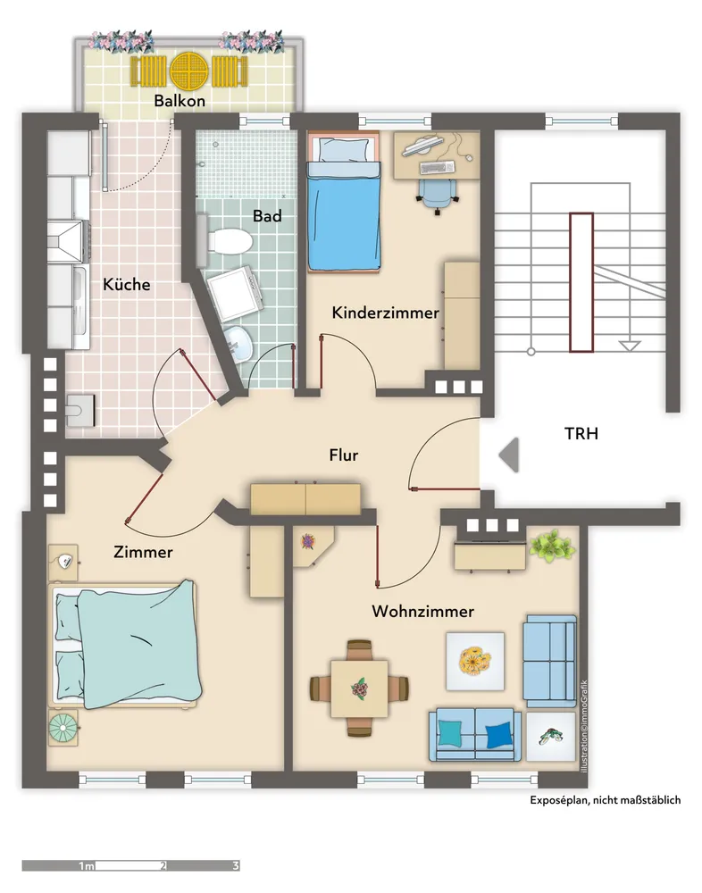 3 room apartment with 66 m² in Bremerhaven – Photo 8