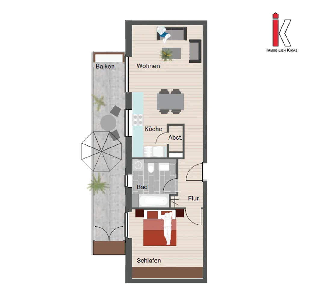 2 Zimmer Wohnung mit 67 m² in Böblingen – Bild 7