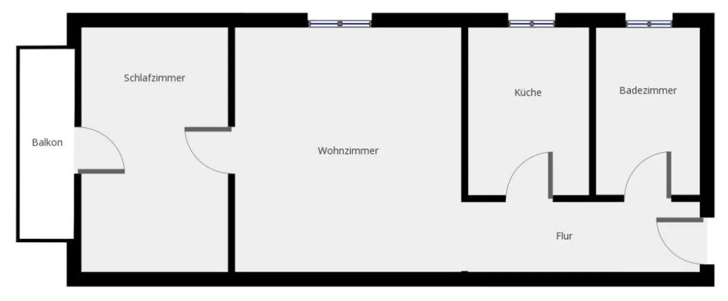 2 Zimmer Wohnung mit 59 m² in Hattingen – Bild 2