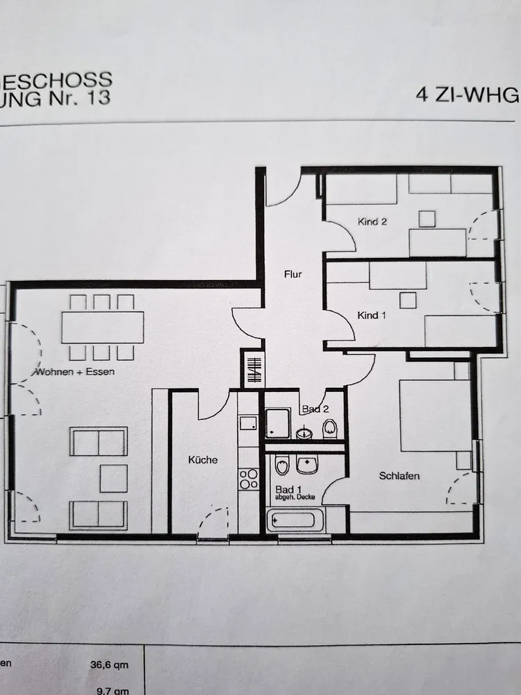 4 Zimmer Wohnung mit 110 m² in Frechen – Bild 1