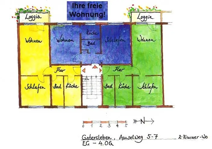 2 Zimmer Wohnung mit 42 m² in Quedlinburg – Bild 4