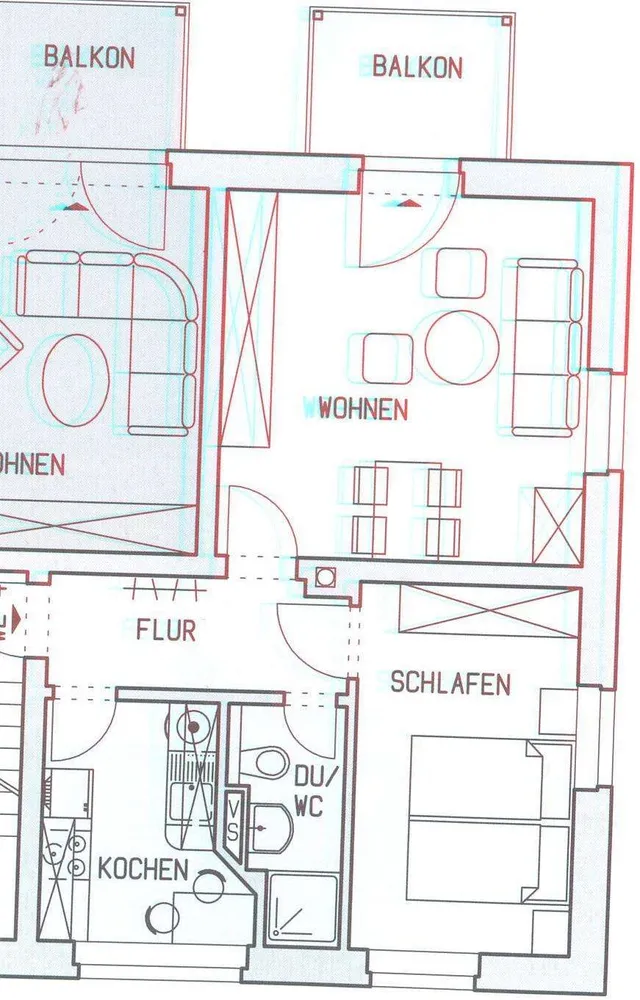 2 room apartment with 44 m² in Chemnitz – Photo 8