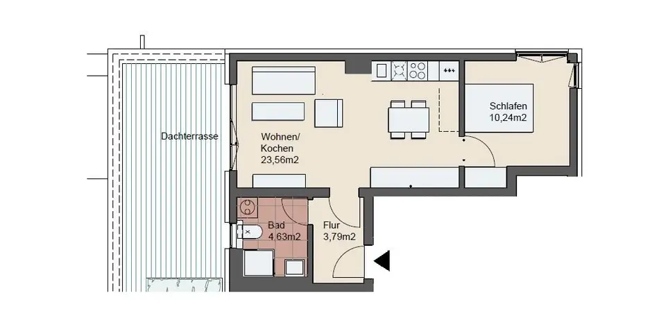 2 Zimmer Wohnung mit 52 m² in Saarbrücken – Bild 5