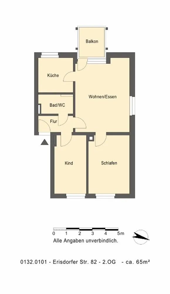 3 Zimmer Wohnung mit 65 m² in Stuttgart – Bild 2