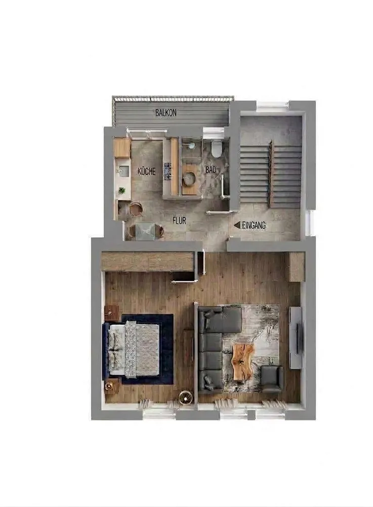 2 Zimmer Wohnung mit 56 m² in Essen – Bild 8