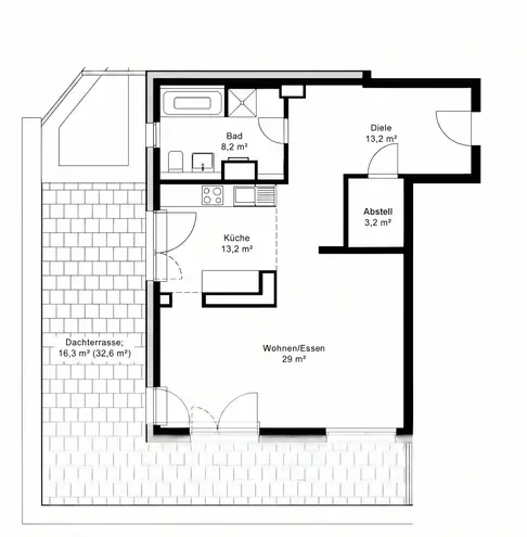 1 Zimmer Wohnung mit 83 m² in Berlin – Bild 2