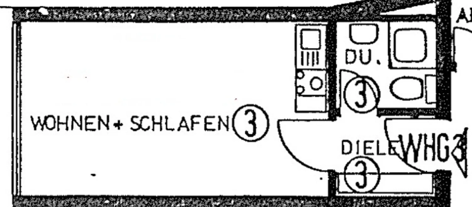 1 Zimmer Wohnung mit 23 m² in Köln – Bild 5