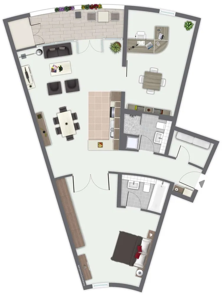 3 Zimmer Wohnung mit 111 m² in Frankfurt am Main – Bild 9