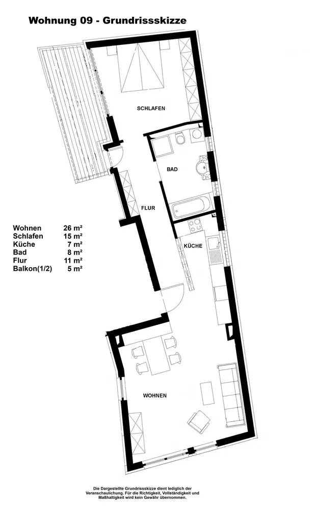 2 Zimmer Wohnung mit 72 m² in Nürnberg – Bild 10