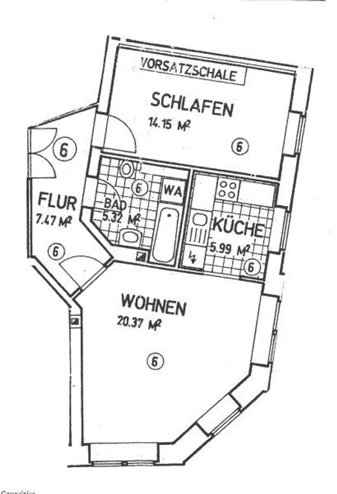 2 room apartment with 53 m² in Chemnitz – Photo 10