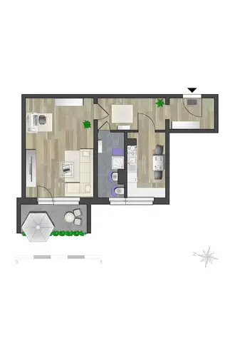 1 Zimmer Wohnung mit 43 m² in Chemnitz – Bild 5