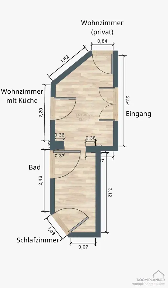 2 Zimmer Wohnung mit 77 m² in Dresden – Bild 8