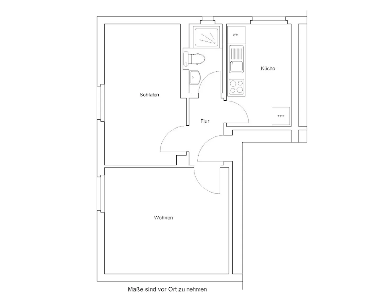 2 room apartment with 42 m² in Brunswick – Photo 3