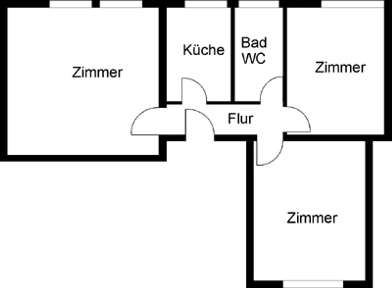 3 Zimmer Wohnung mit 70 m² in Wuppertal – Bild 2