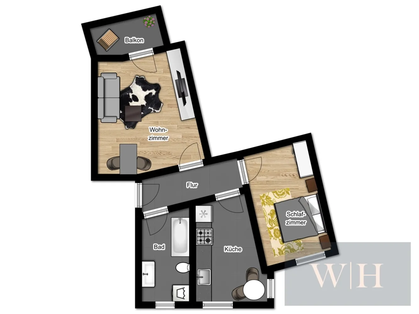 2 Zimmer Wohnung mit 51 m² in Magdeburg – Bild 5