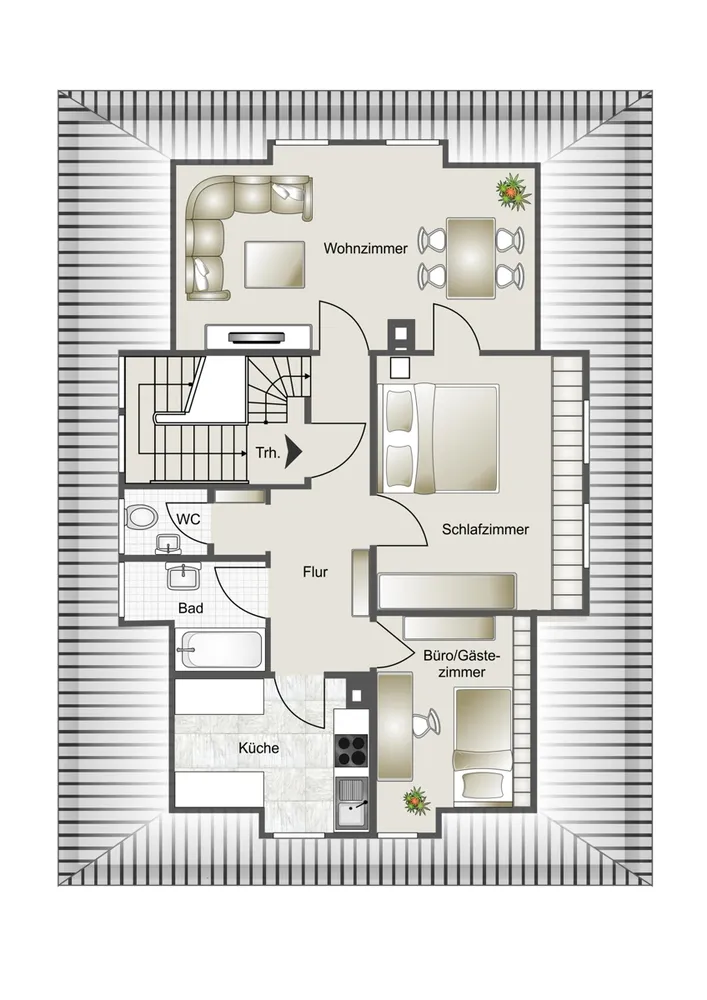 3 Zimmer Wohnung mit 78 m² in Ravensburg – Bild 4